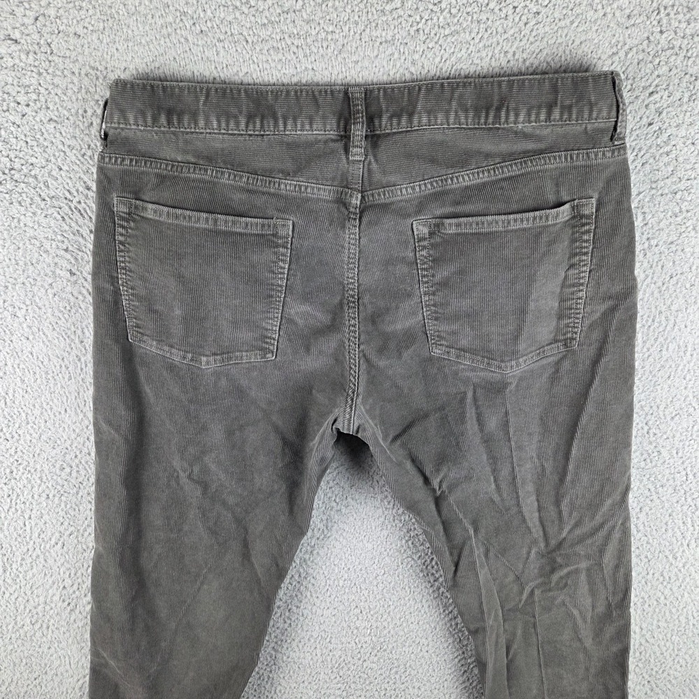 J Crew Corduroy Pants Mens 36x32 Gray 770 Straight Fit Preppy Ivy League - Picture 10 of 10